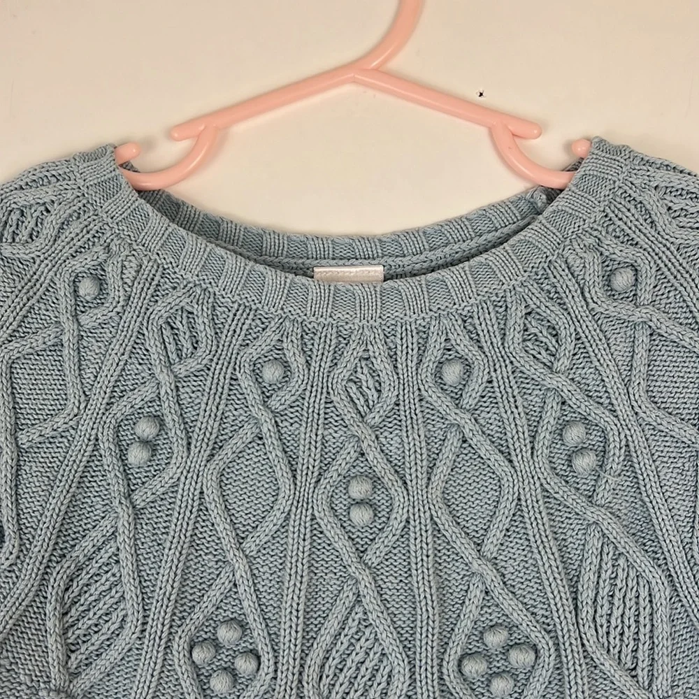 GYMBOREE Kid’s shortsleeve sweater baby blue size 7 (fits like a 4T or 5…